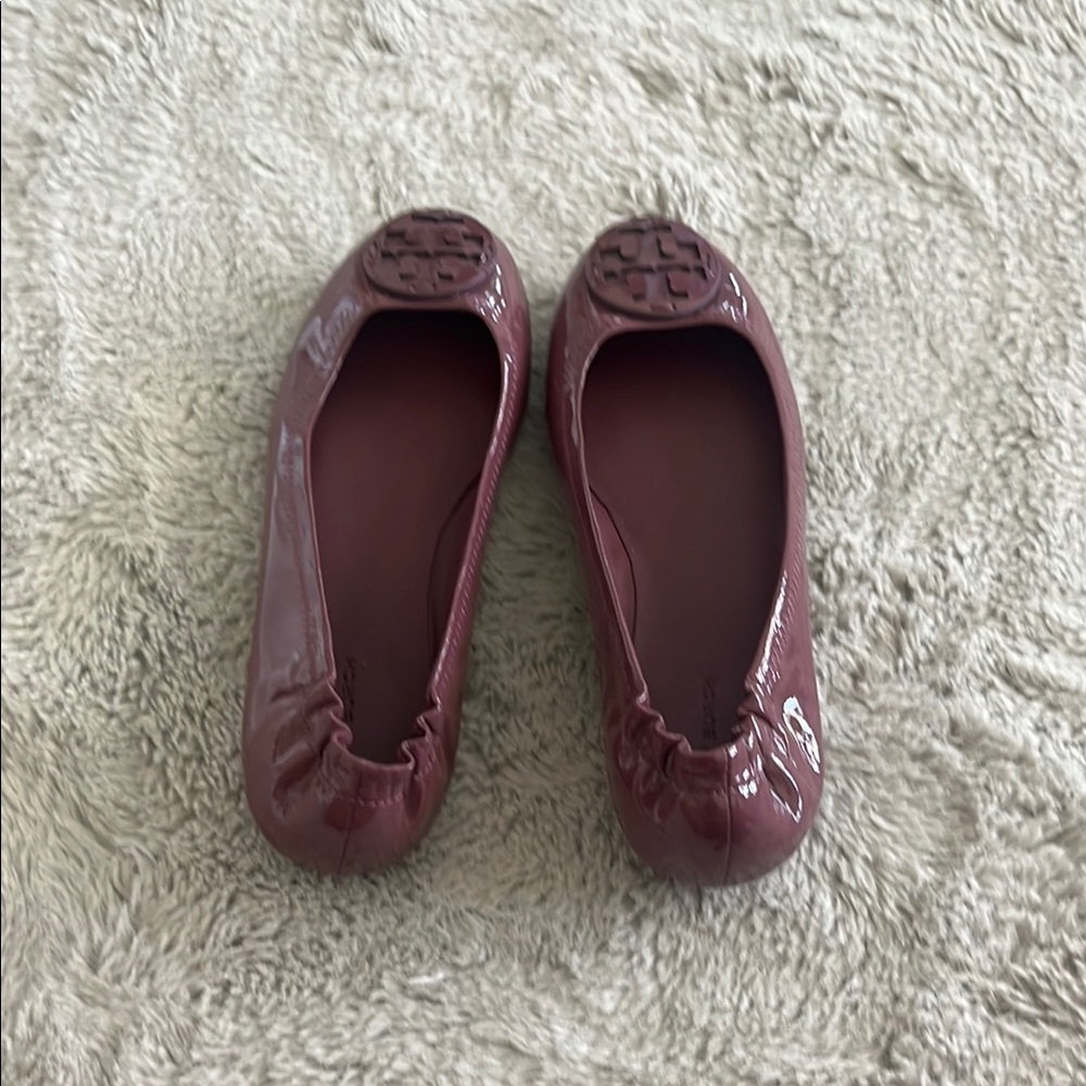 Women's Burgundy Ballet Flats